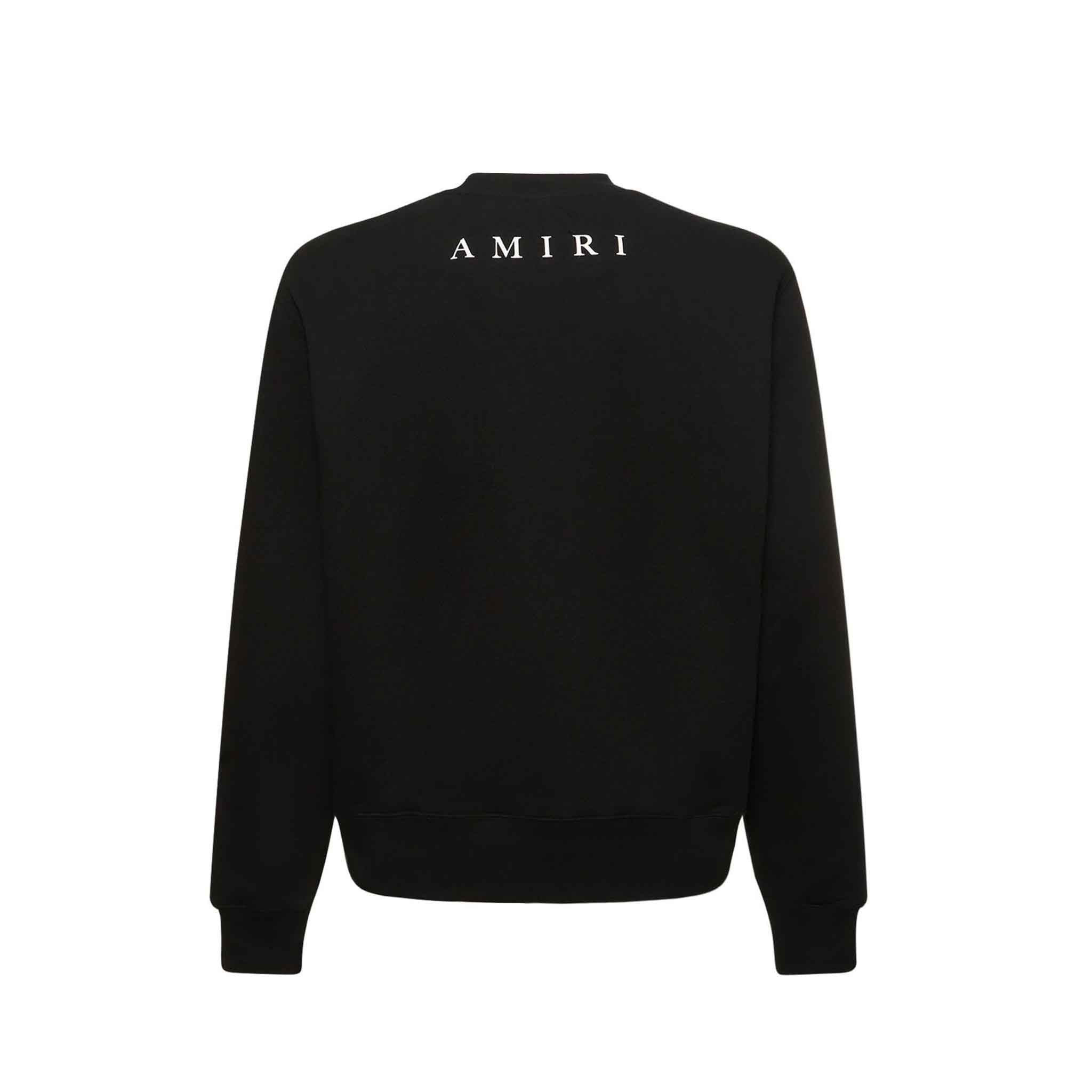 Amiri MA Bar Crewneck Sweat in BlackSweatshirtsAmiriDPUSXSAmiri MA Bar Crewneck Sweat in Black