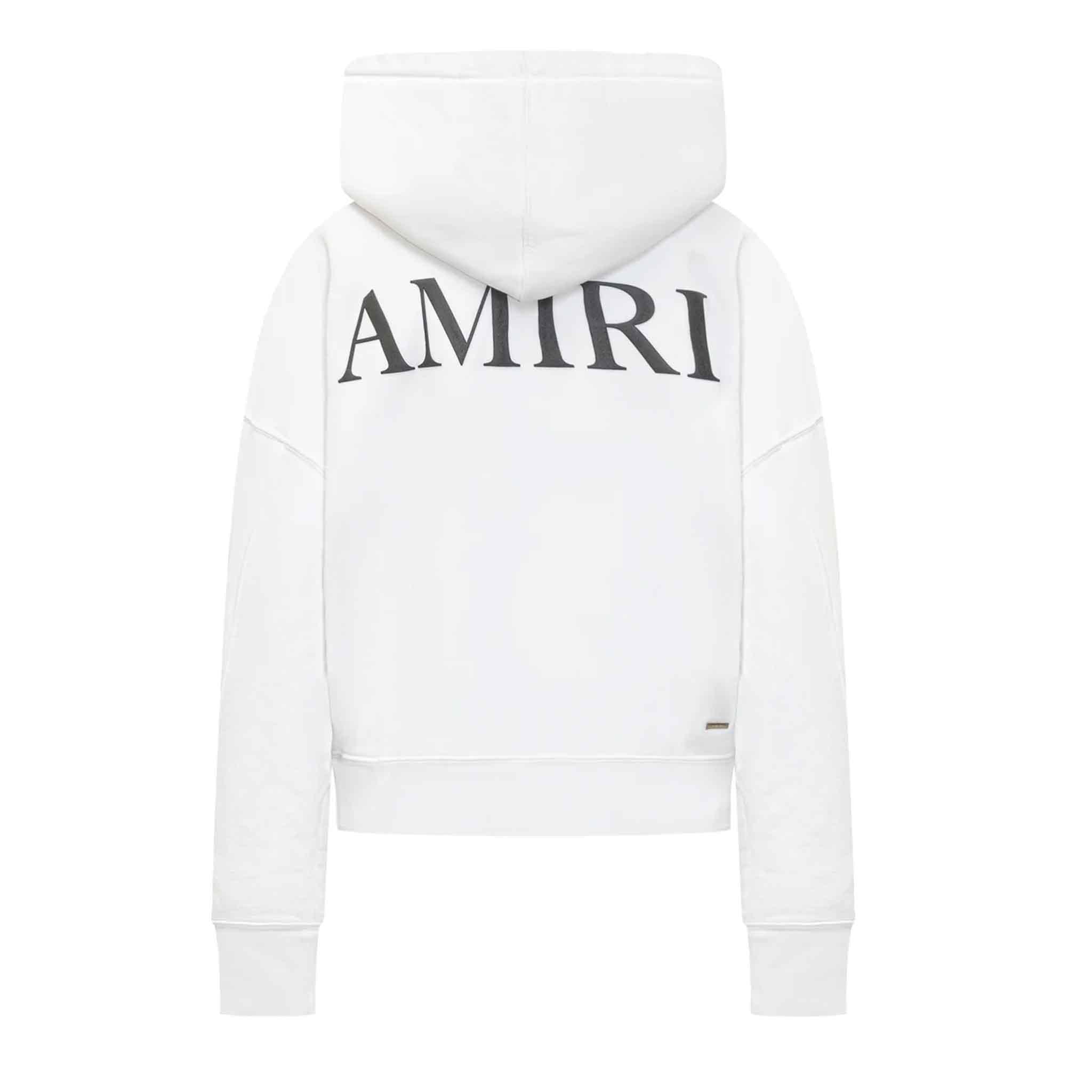 Amiri MA Core Logo Hoodie in White