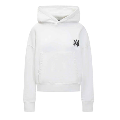 Amiri MA Core Logo Hoodie in White