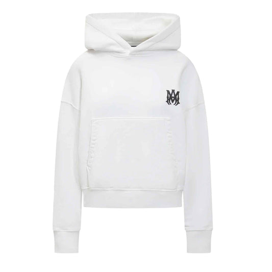 Amiri MA Core Logo Hoodie in White