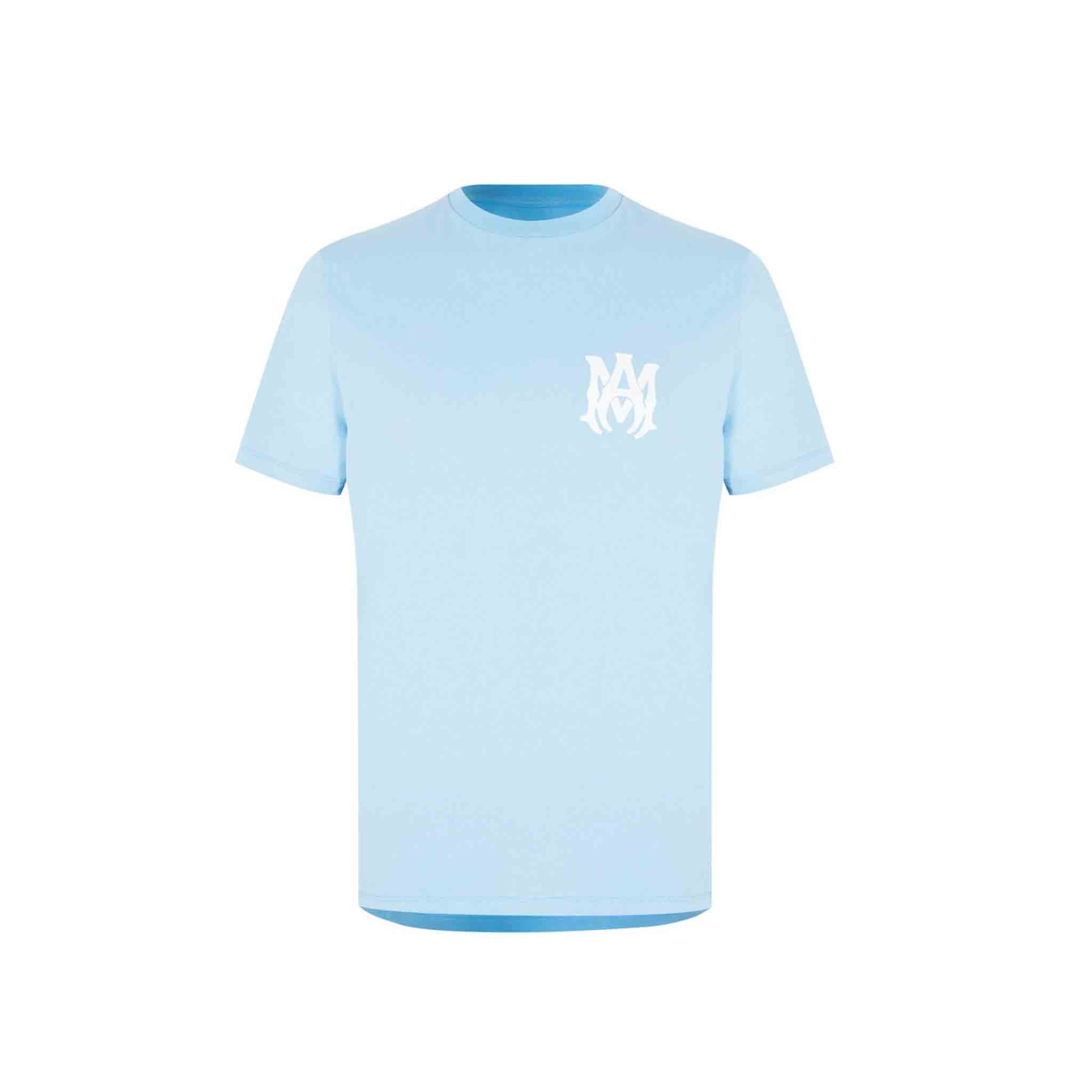 Amiri MA Logo T-Shirt in Carolina BlueT-ShirtsAmiriDPUS191846424553XSAmiri MA Logo T-Shirt in Carolina Blue