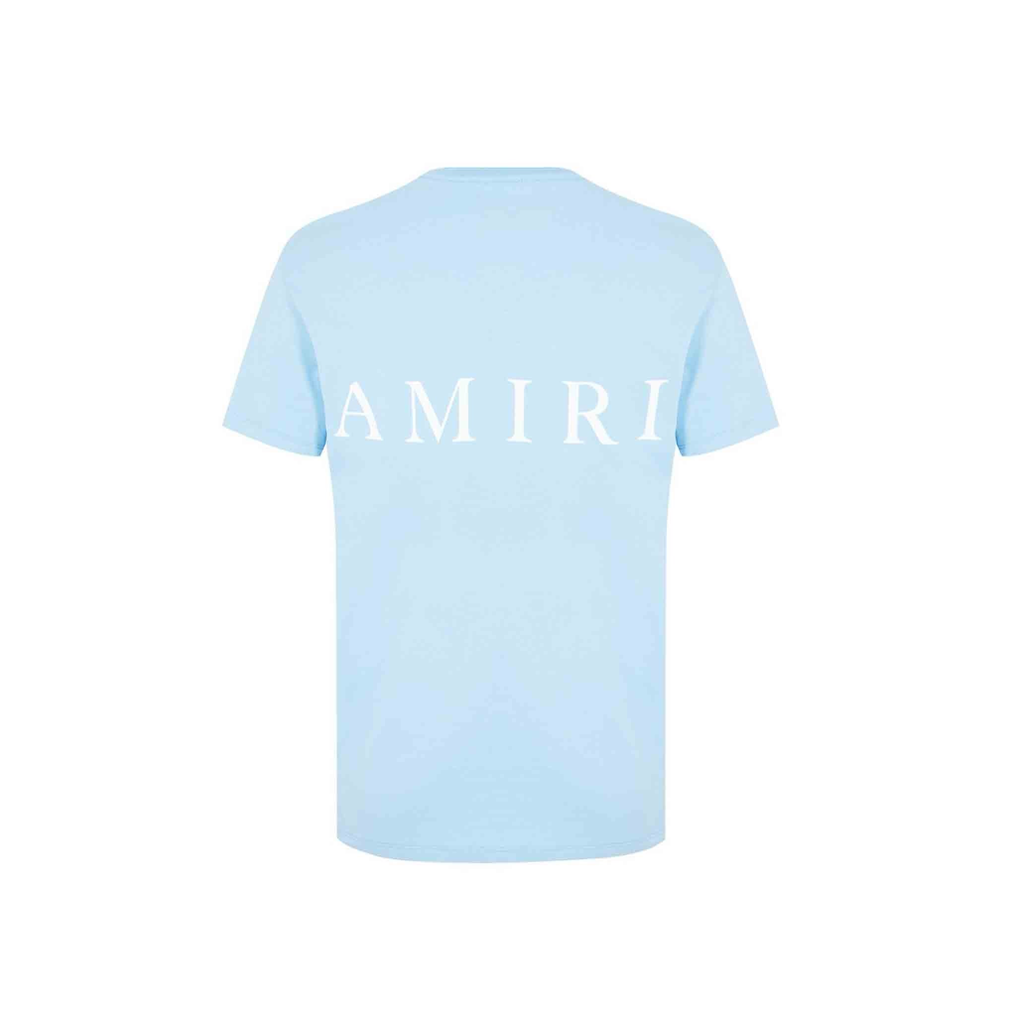 Amiri MA Logo T-Shirt in Carolina BlueT-ShirtsAmiriDPUS191846424553XSAmiri MA Logo T-Shirt in Carolina Blue