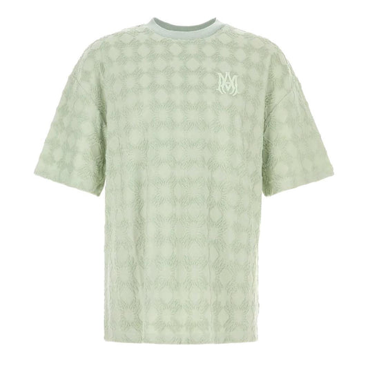 Amiri MA Quad Toweling Oversized T-Shirt in Pale Mint
