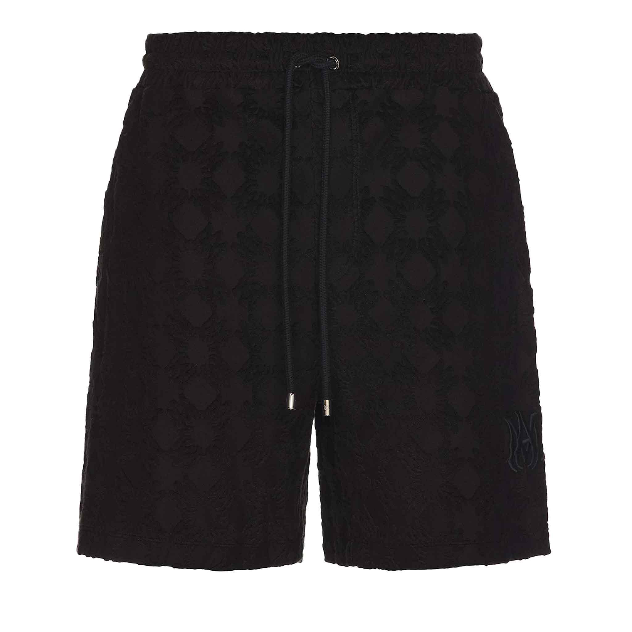 Amiri Ma Quad Toweling Shorts in Black