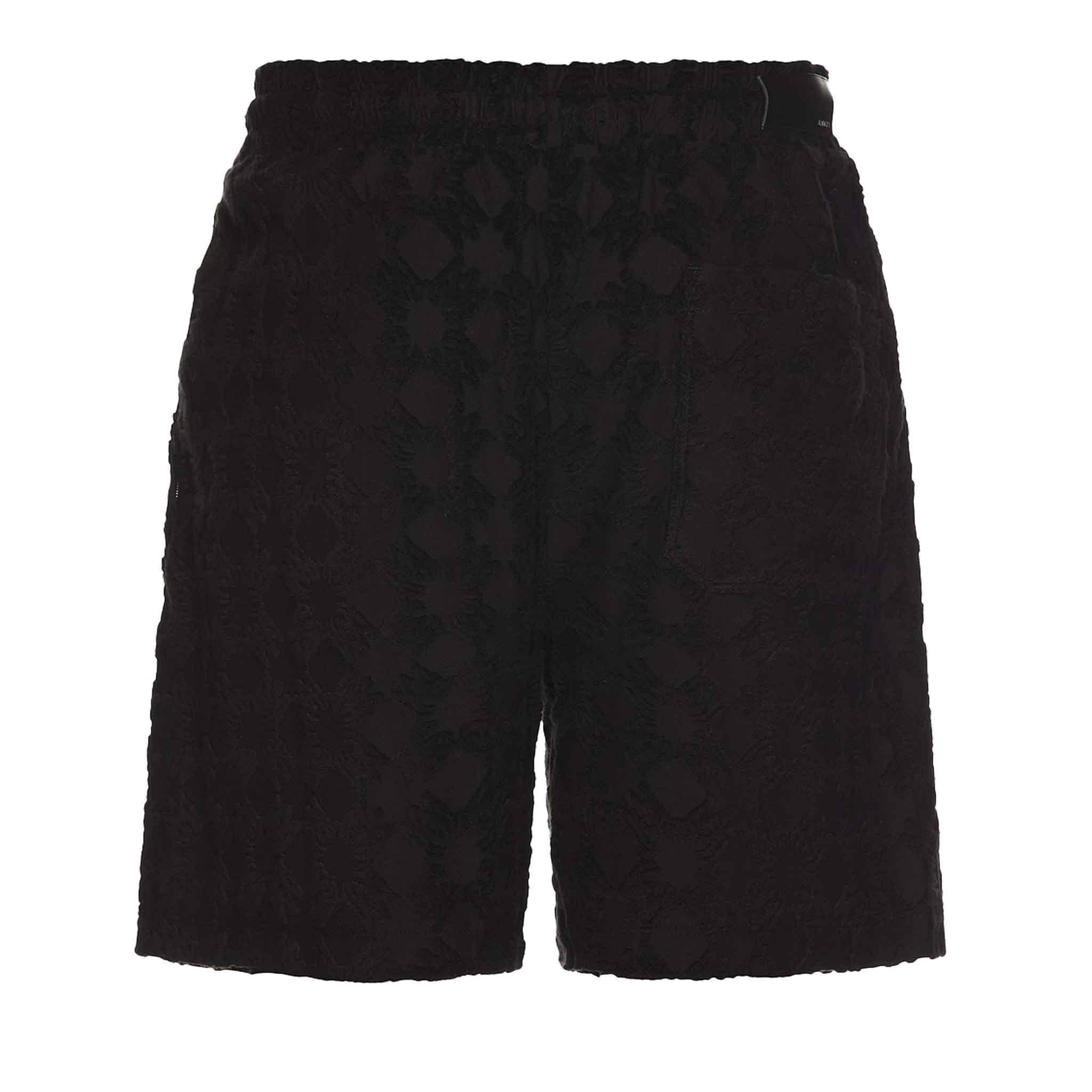 Amiri Ma Quad Toweling Shorts in Black