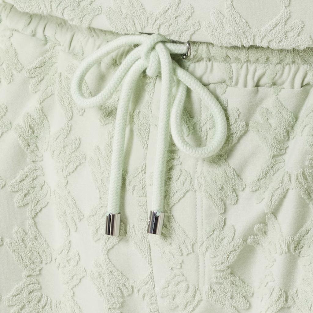 Amiri MA Quad Toweling Shorts in Pale Mint