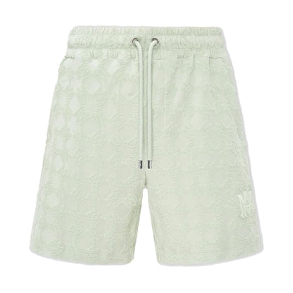 Amiri MA Quad Toweling Shorts in Pale Mint