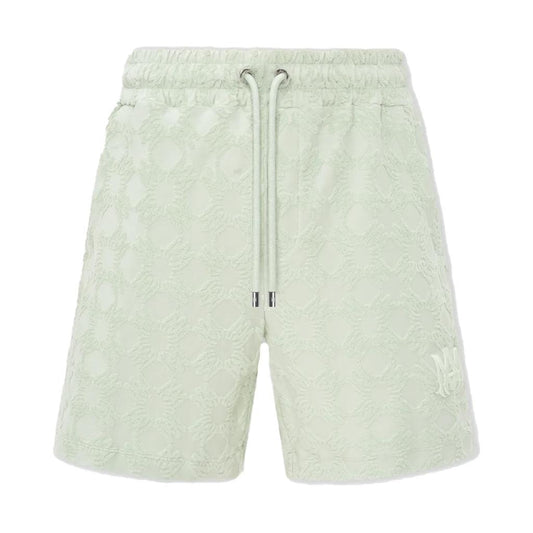 Amiri MA Quad Toweling Shorts in Pale Mint