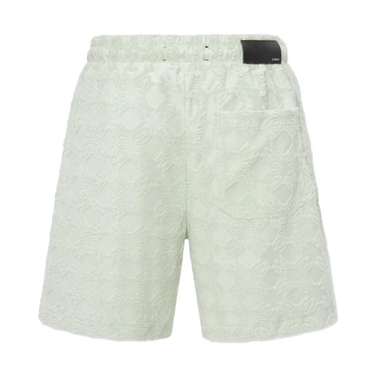 Amiri MA Quad Toweling Shorts in Pale Mint