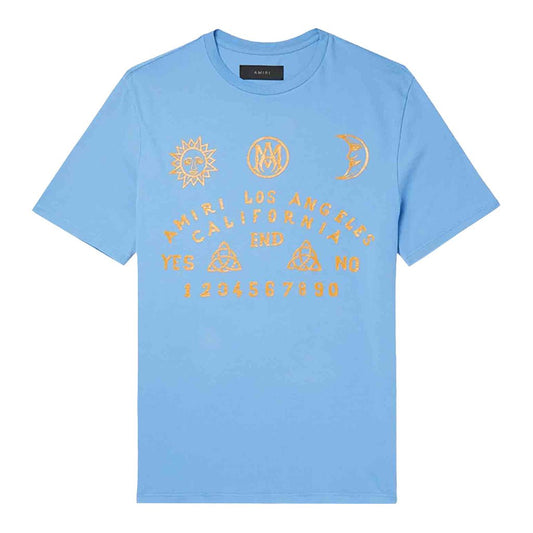 [Amiri] Ouija Board T-ShirtT-ShirtAmiriDPUS Designer Outlet191846422177Carolina BlueXS[Amiri] Ouija Board T-Shirt