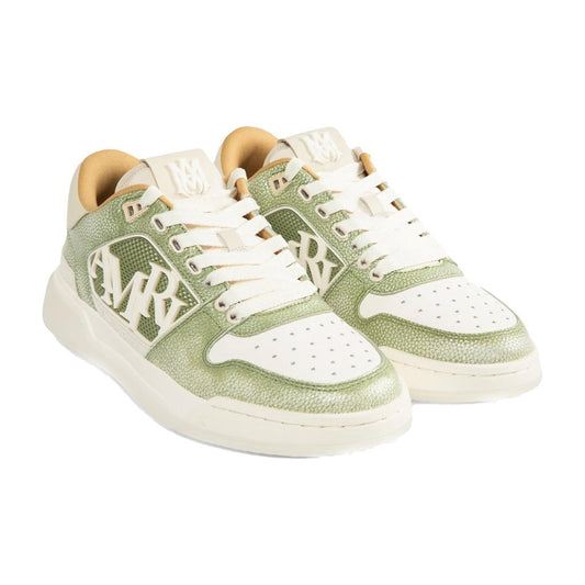 [Amiri] Pebbled Classic Low SneakersShoesAmiriDPUS Designer OutletGreen Tea40[Amiri] Pebbled Classic Low Sneakers