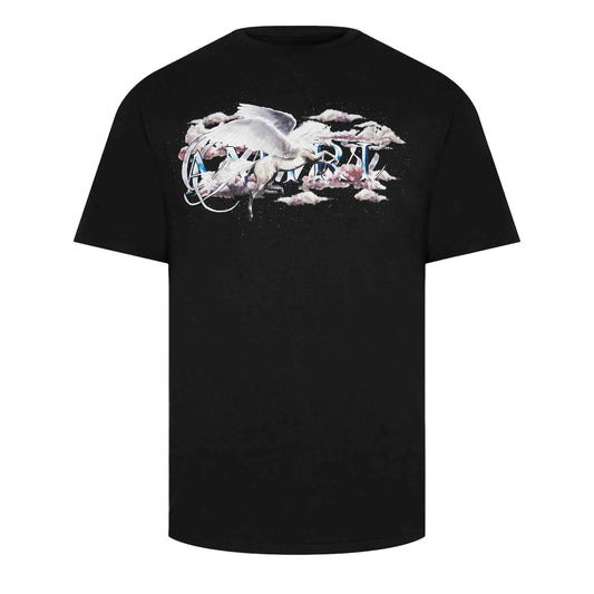 Amiri Pegasus Script Logo T-Shirt in Black