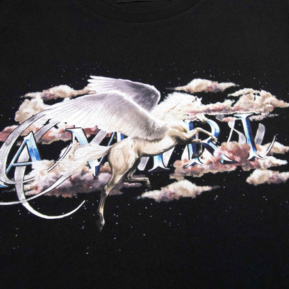 Amiri Pegasus Script Logo T-Shirt in Black