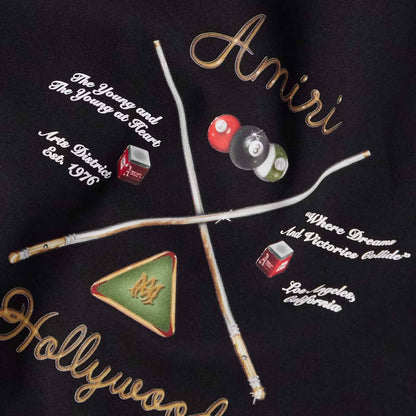 Amiri Pool Cue Swim Trunks in Black