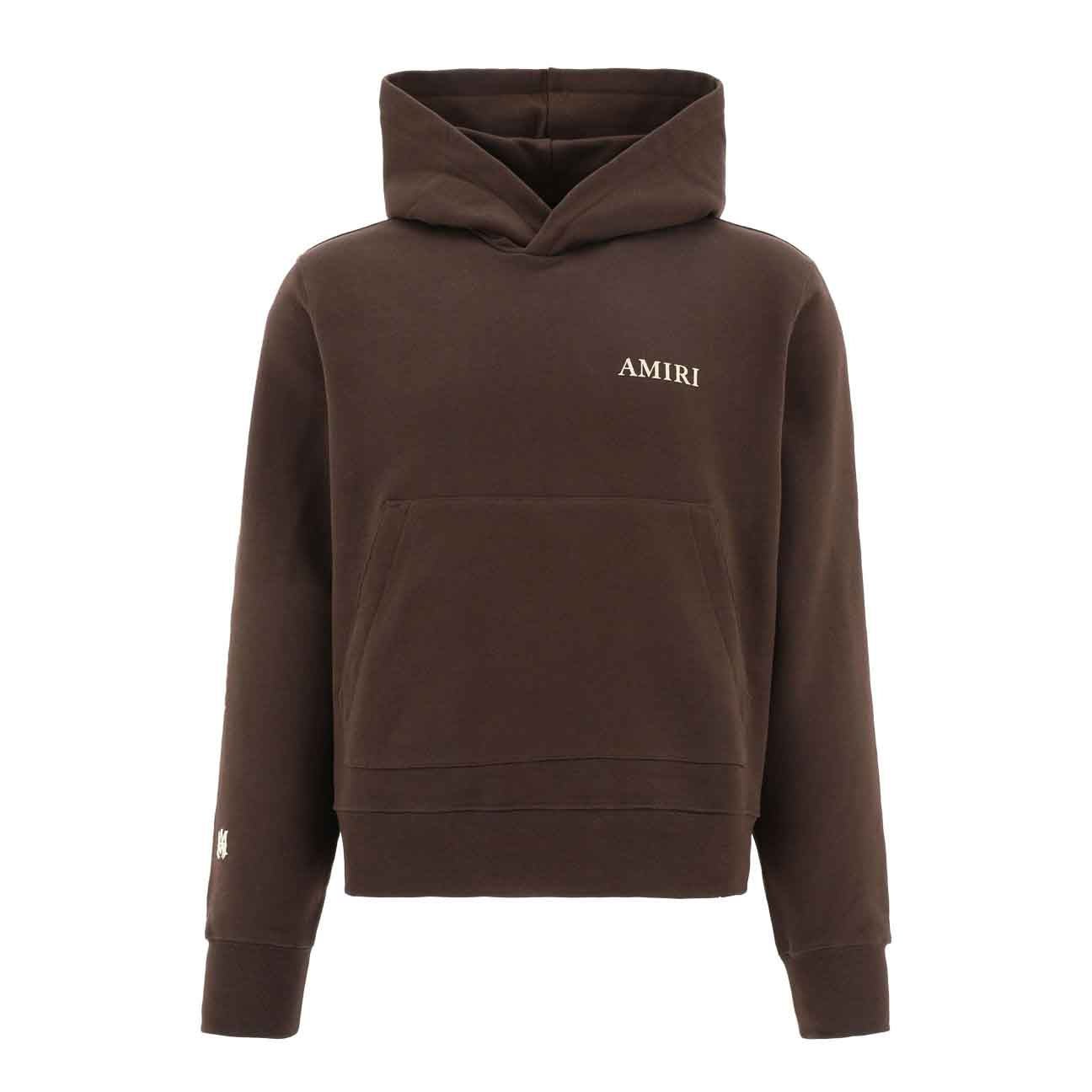 Amiri Puff Logo Hoodie in BrownHoodiesAmiriDPUSXXSAmiri Puff Logo Hoodie in Brown