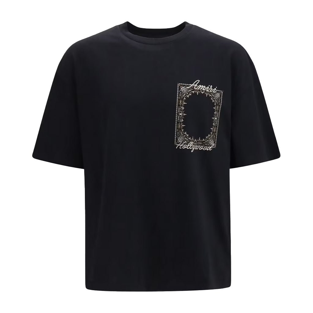 Amiri Quad MA Bandana TeeT-ShirtAmiriDPUS Designer OutletAM426JR004-0002-SBlackSAmiri Quad MA Bandana Tee