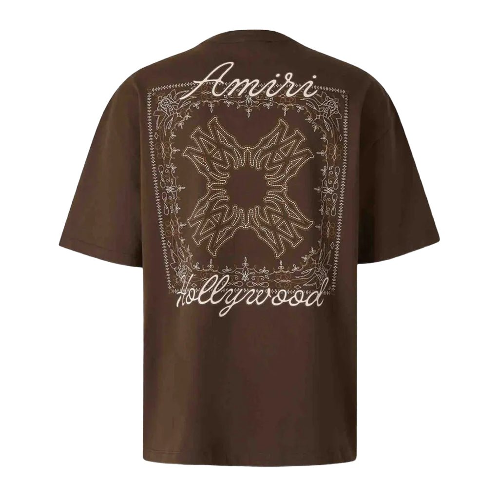 Amiri Quad MA Bandana TeeT-ShirtAmiriDPUS Designer OutletAM426JR004-004D-S197916041668HuskSAmiri Quad MA Bandana Tee