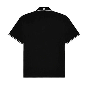 Amiri Solid MA Short Sleeve Polo in BlackPolosAmiriDPUS191846369922XSAmiri Solid MA Short Sleeve Polo in Black