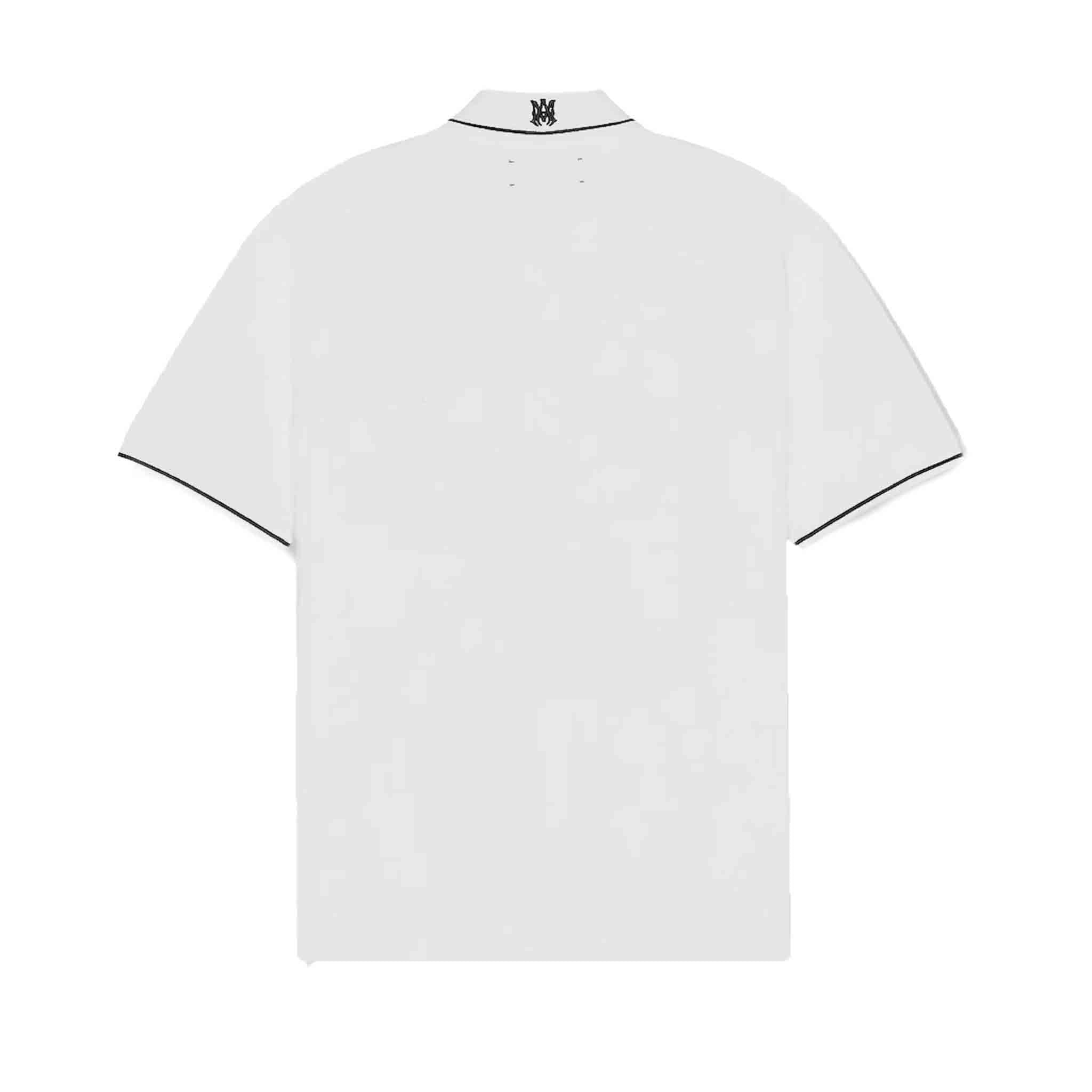 Amiri Solid MA Short Sleeve Polo in WhitePolosAmiriDPUS191846369991XSAmiri Solid MA Short Sleeve Polo in White