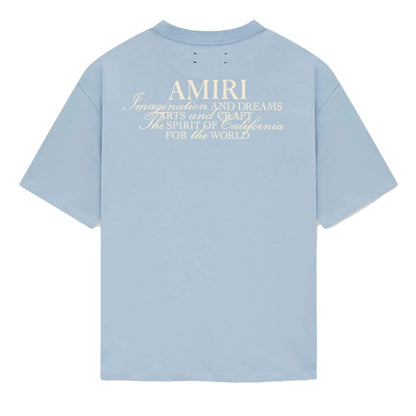 Amiri Spirit T-Shirt in Ashley Blue