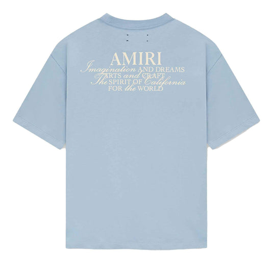 Amiri Spirit T-Shirt in Ashley Blue