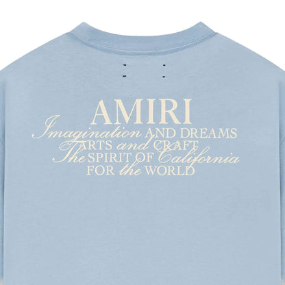 Amiri Spirit T-Shirt in Ashley Blue