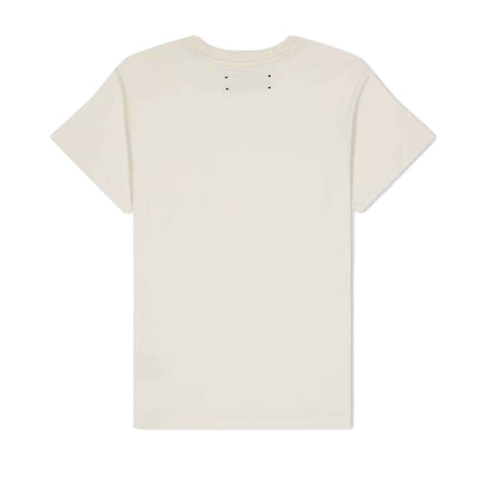 Amiri Staggered Logo T-Shirt in Birch