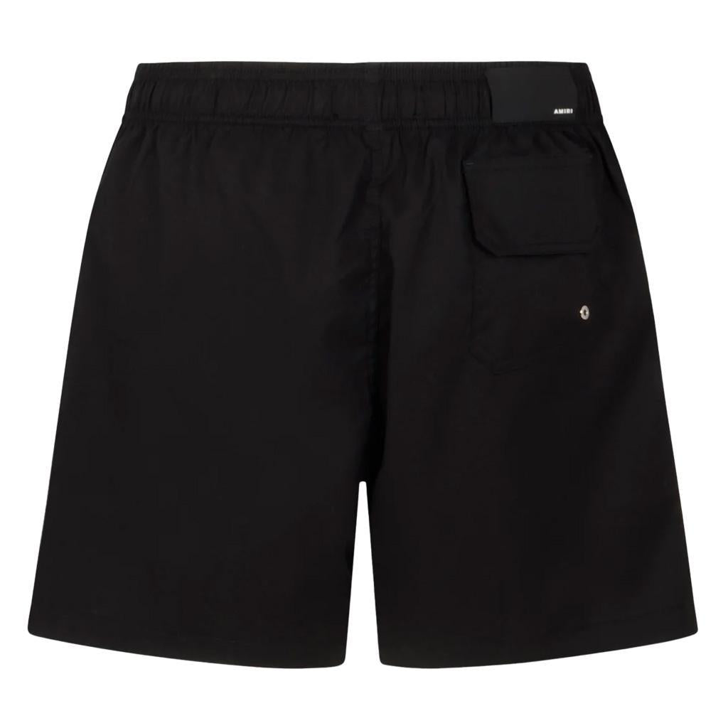 Amiri Starburst Swim Trunks in Black