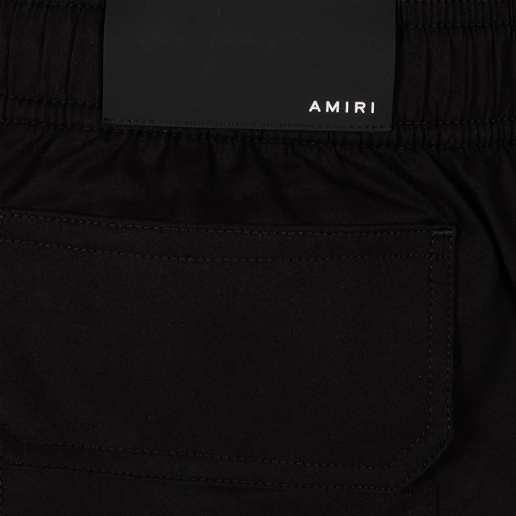 Amiri Starburst Swim Trunks in Black
