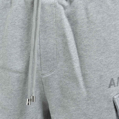 Amiri Stencil Cargo Shorts in Grey