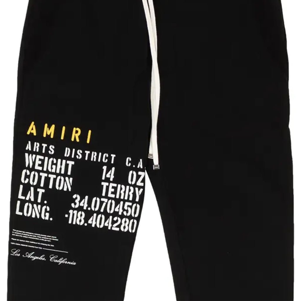 Amiri Stencil Logo SweatpantsSweatpantsAmiriDPUS Designer Outlet156329371113BlackLAmiri Stencil Logo Sweatpants