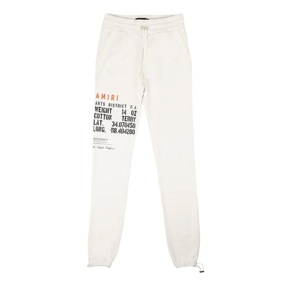 Amiri Stencil Logo SweatpantsSweatpantsAmiriDPUS Designer Outlet156329810209WhiteXLAmiri Stencil Logo Sweatpants
