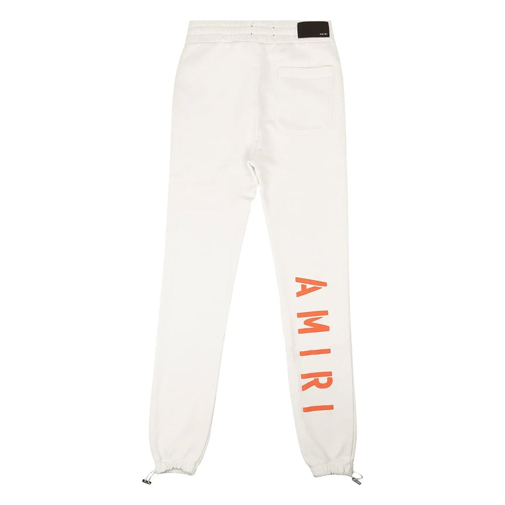 Amiri Stencil Logo SweatpantsSweatpantsAmiriDPUS Designer Outlet156329810209WhiteXLAmiri Stencil Logo Sweatpants