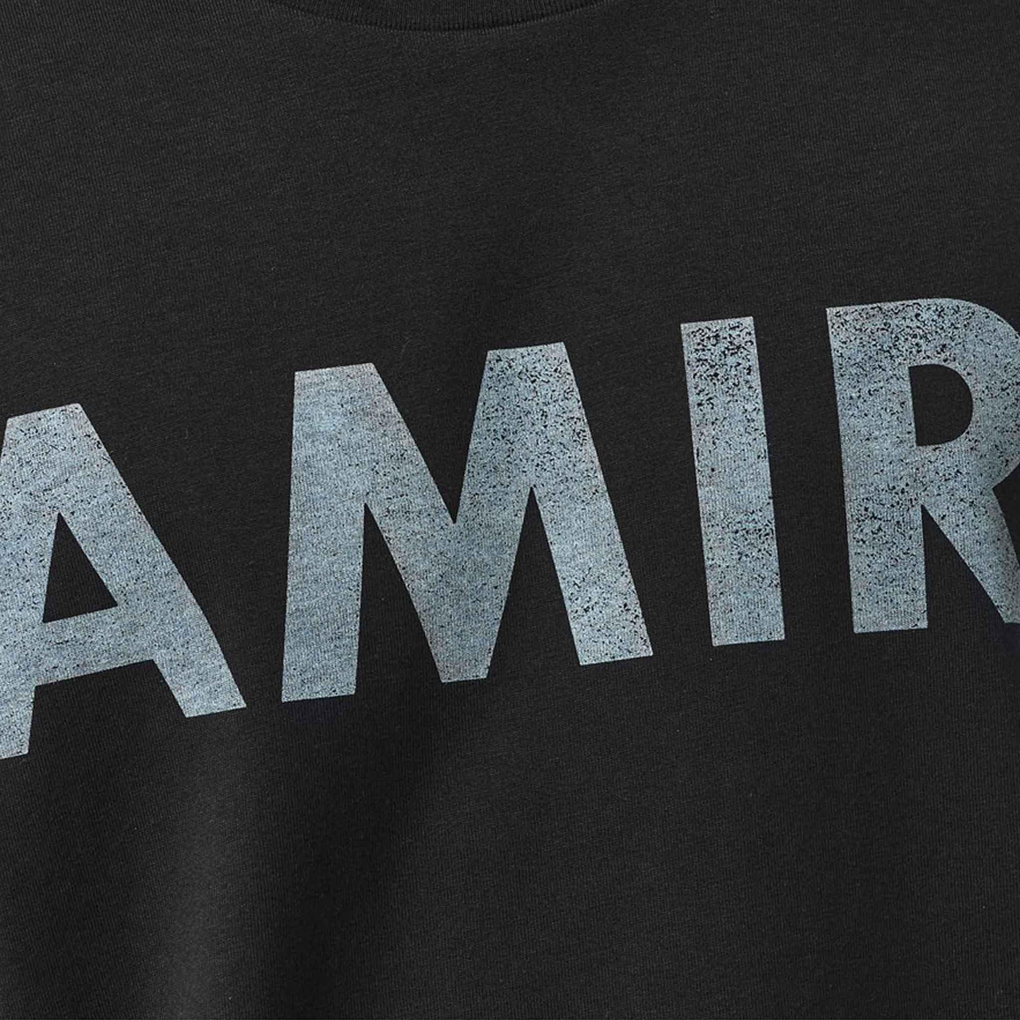 Amiri Stencil T-Shirt in Black