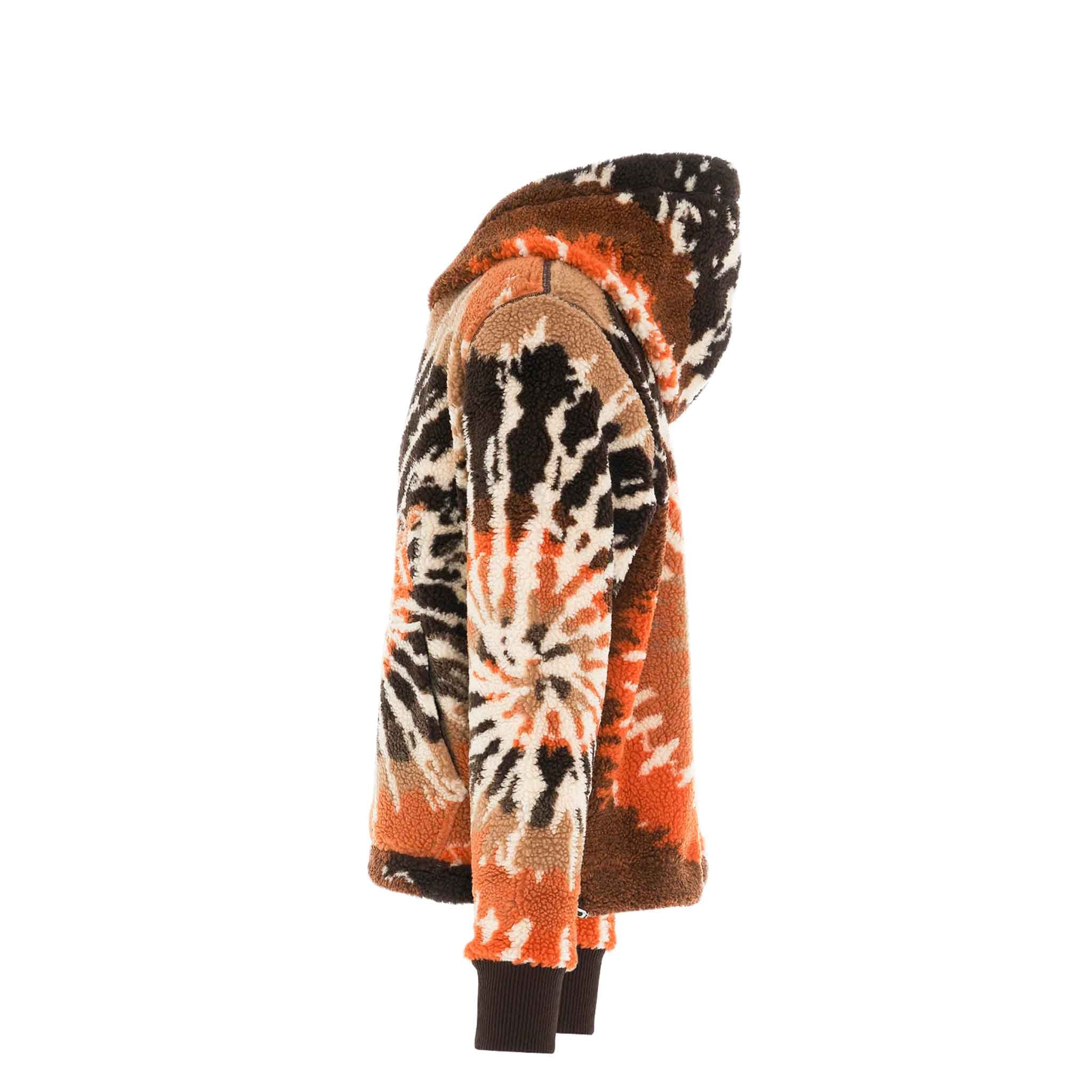 Amiri Tie Dye Polar Fleece Hoodie in OrangeHoodiesAmiriDPUS191846289060XSAmiri Tie Dye Polar Fleece Hoodie in Orange