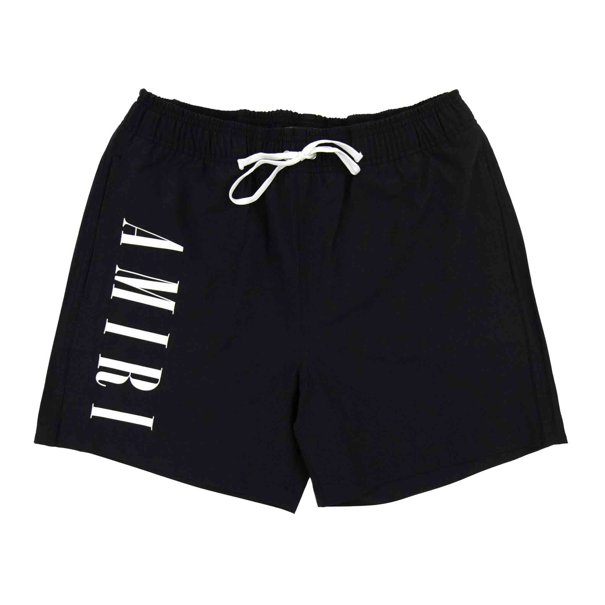 Amiri Vertical Logo Swim Trunks in BlackShortsAmiriDPUSXSAmiri Vertical Logo Swim Trunks in Black