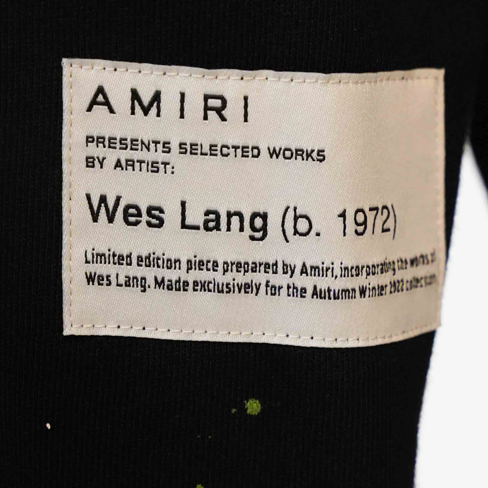 Amiri X Wes Lang Blood 38' Hoodie in BlackHoodiesAmiriDPUSXSAmiri X Wes Lang Blood 38' Hoodie in Black