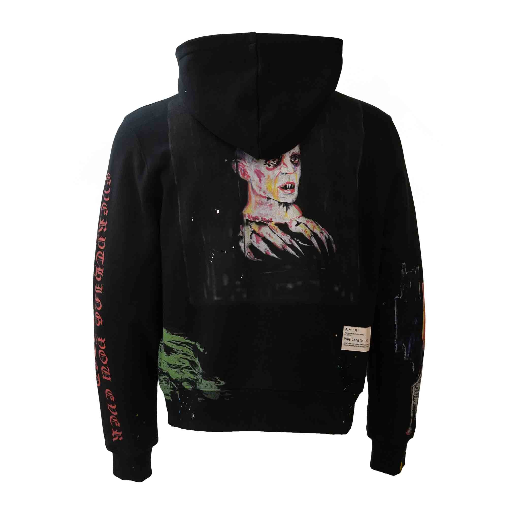 Amiri X Wes Lang Blood 38' Hoodie in BlackHoodiesAmiriDPUSXSAmiri X Wes Lang Blood 38' Hoodie in Black