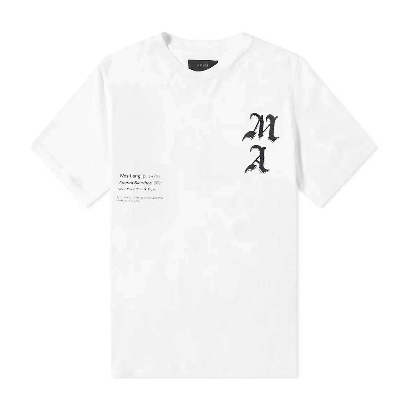 Amiri x Wes Lang Checker Skull T-Shirt in WhiteT-ShirtsAmiriDPUSXSAmiri x Wes Lang Checker Skull T-Shirt in White