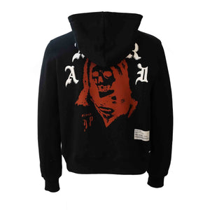 Amiri X Wes Lang Solar Kings Zip - Up Hoodie in BlackHoodiesAmiriDPUSXSAmiri X Wes Lang Solar Kings Zip - Up Hoodie in Black