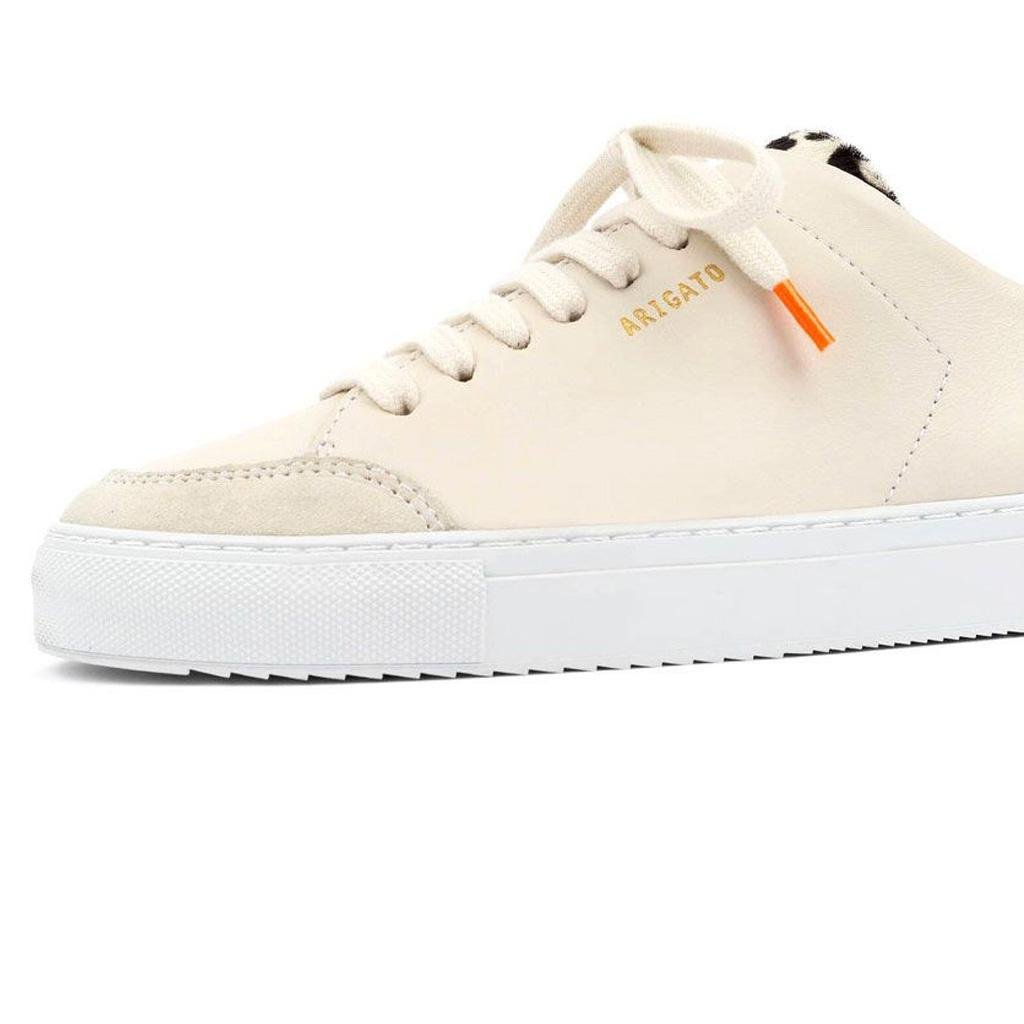 Axel Arigato Clean 90 Sneaker in Beige/Green/Leopard