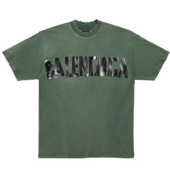 Balenciaga New Tape Type T-Shirt in GreenT-ShirtBalenciagaDPUS Designer Outlet8134721308XSBalenciaga New Tape Type T-Shirt in Green