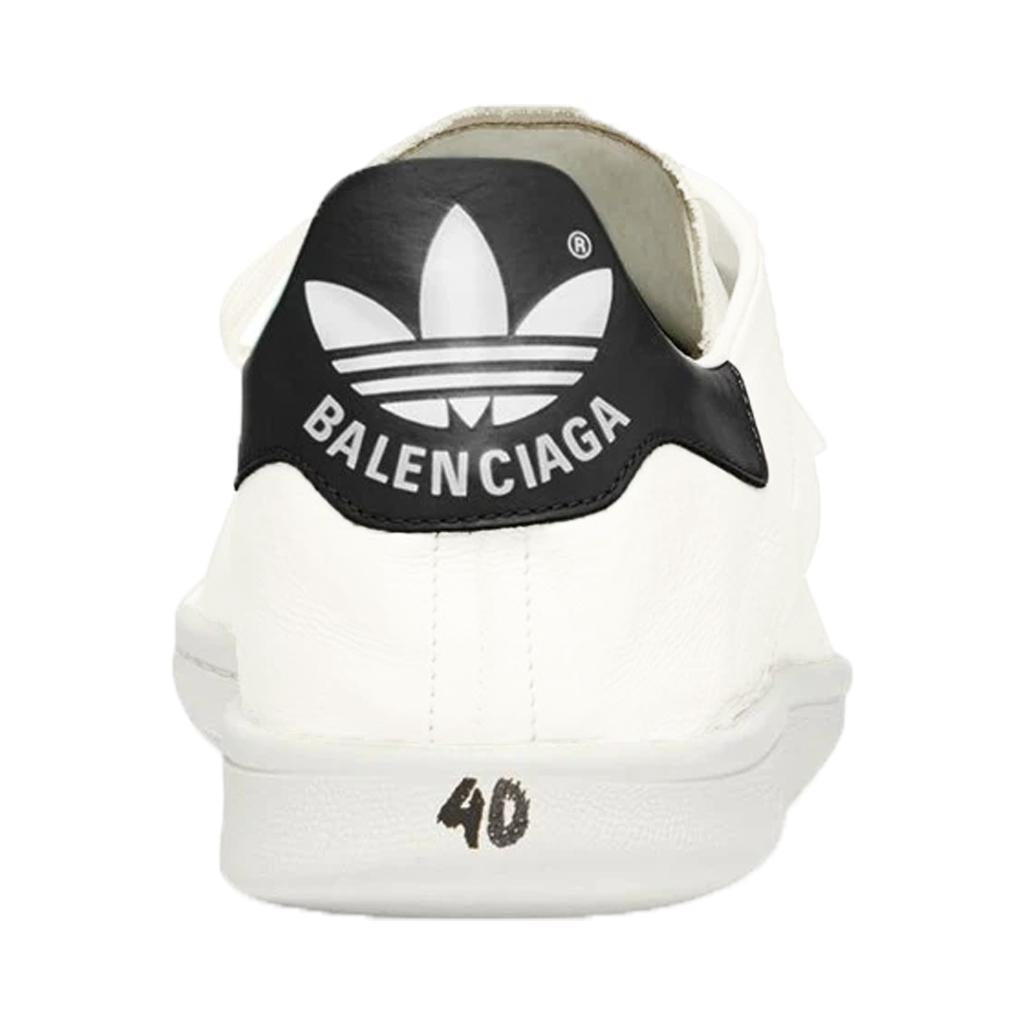Balenciaga x Adidas Originals Stan Smith Sneakers in Optical White