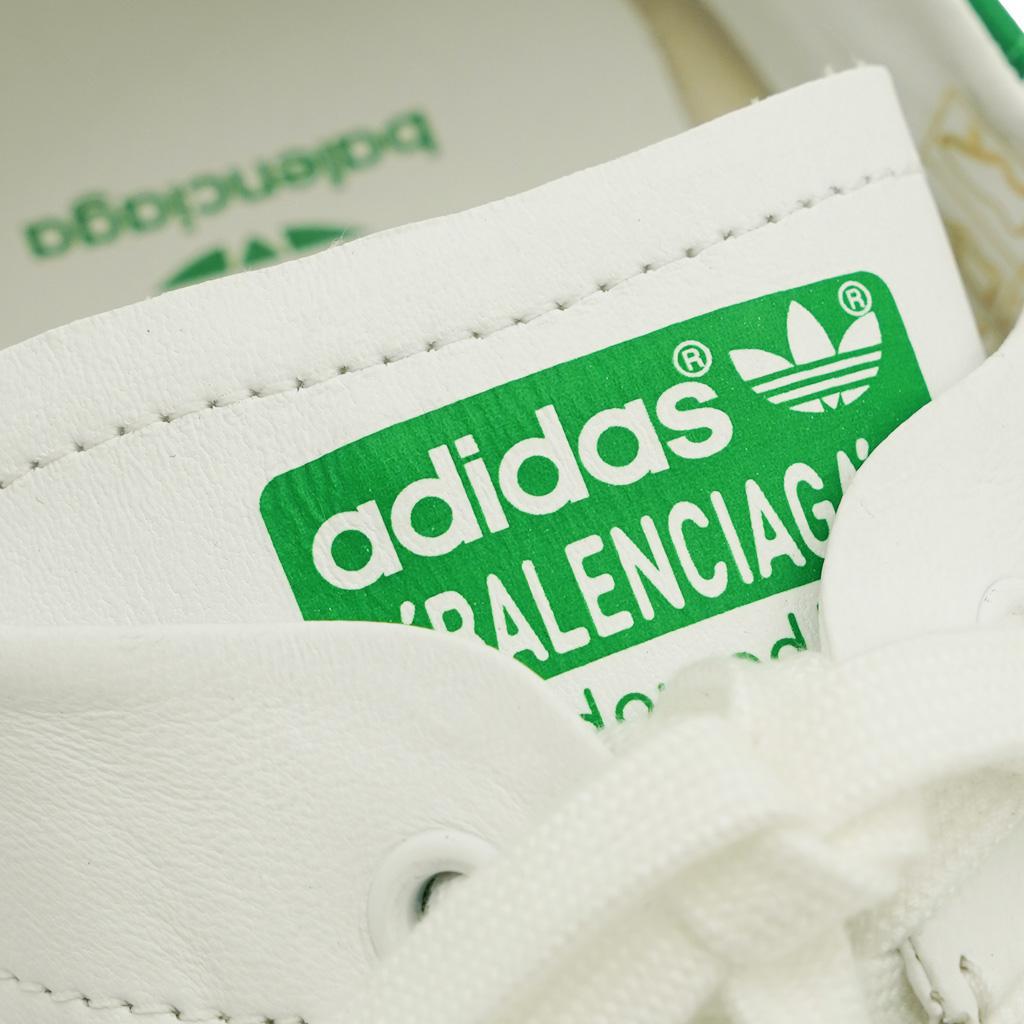 Balenciaga x Adidas Women's Originals Stan Smith Sneakers in White/ Green