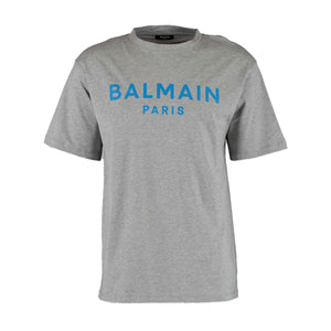 Balmain Logo T-Shirt in Grey MelangeT-ShirtsBalmainDPUS Designer Outlet3615884428139SBalmain Logo T-Shirt in Grey Melange