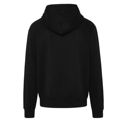 Balmain Printed Logo Hoodie in Black