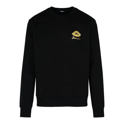 [Balmain] Small Logo Crewneck SweatshirtSweatshirtsBalmainDPUS Designer Outlet3615885450696BlackS[Balmain] Small Logo Crewneck Sweatshirt