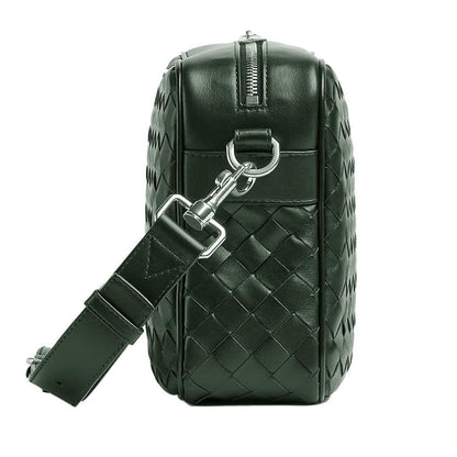 Bottega Veneta Borsa Cross Body in Dark Green