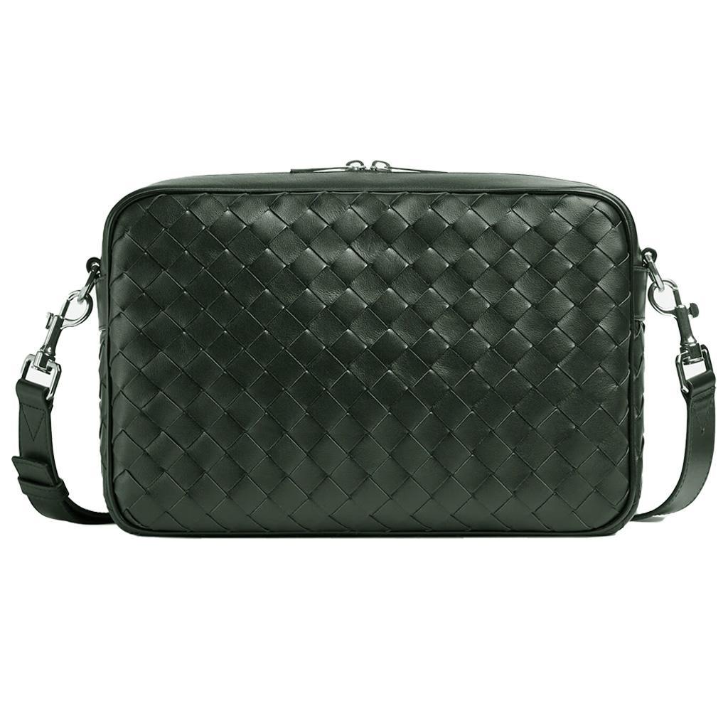 Bottega Veneta Borsa Cross Body in Dark Green