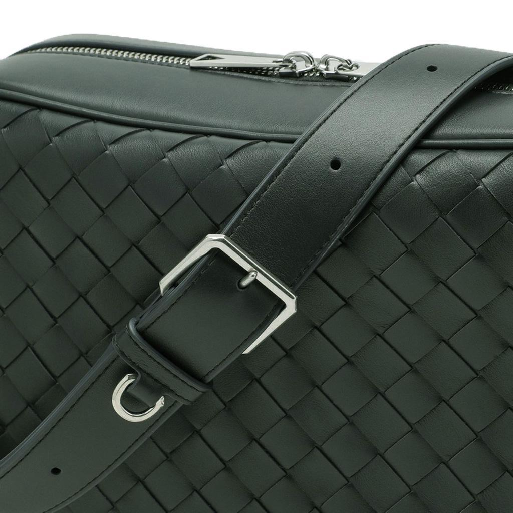 Bottega Veneta Borsa Cross Body in Dark Green